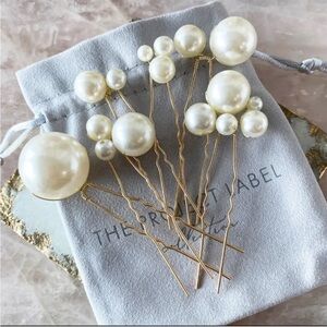 5 Piece Pearl Hair Pin Set